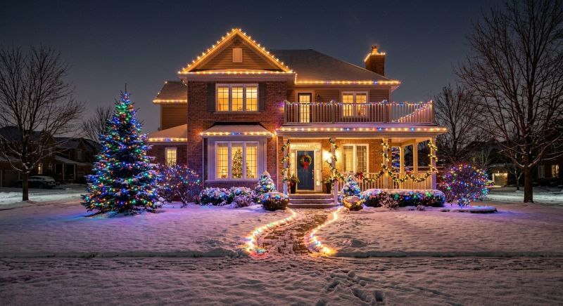 Christmas Lights Installation in Olathe, KS