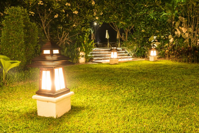 Courtyard Light Installation in Honolulu, HI