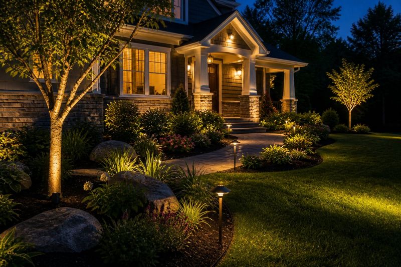 Fence Lighting Installation in Alpharetta, GA