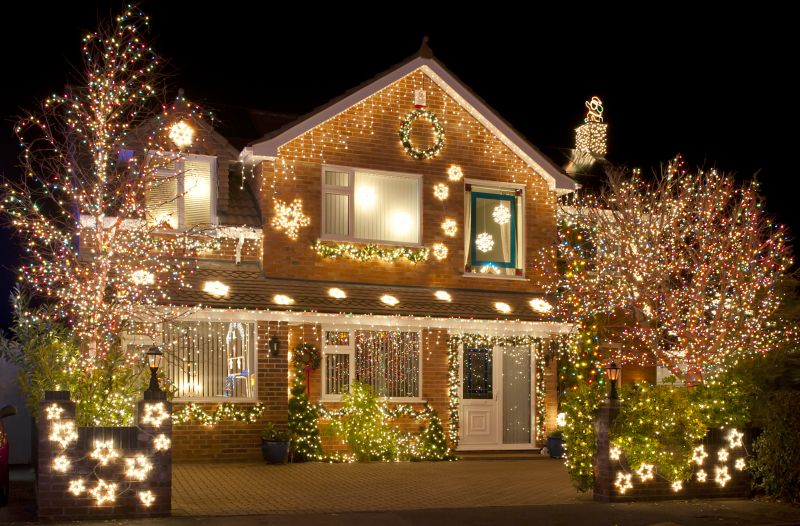 Holiday Lights Hanging in Alpharetta, GA