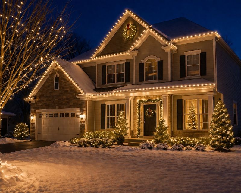 Seasonal Lights Installation in Overland Park, KS