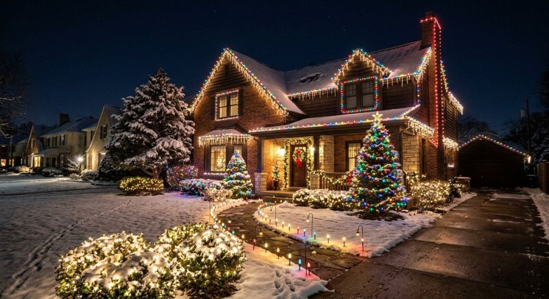 Xmas Lights Installation in Olathe, KS